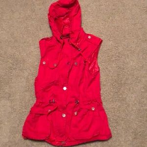 Red boutique vest